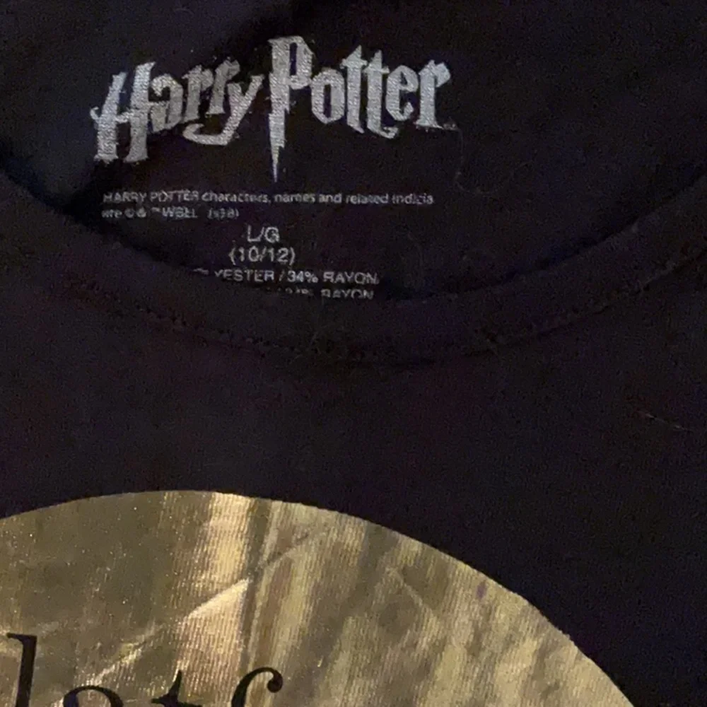 Black and Gold Harry Potter Tee - Picture 2 of 3